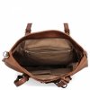 Uniwersalna Torebka Damska XL Shopper Bag firmy Hernan HB0213-1 Ruda/Brązowa